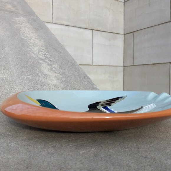 MCM Stangl Pottery, Trenton NJ Sportsman Duck Ashtray - Picture 11 of 17